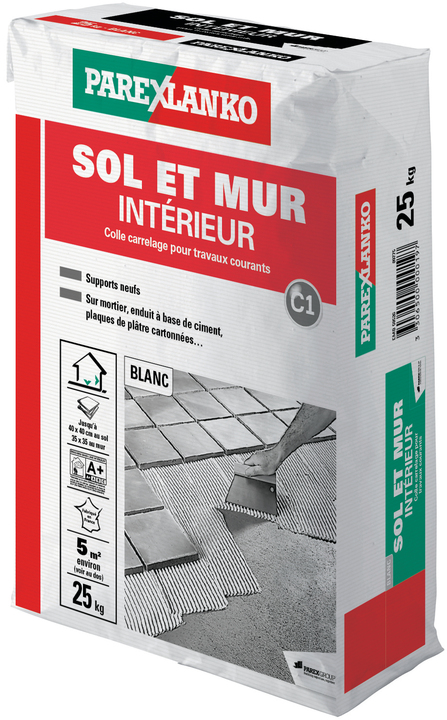 SOL ET MUR INTERIEUR BLANC 25KG